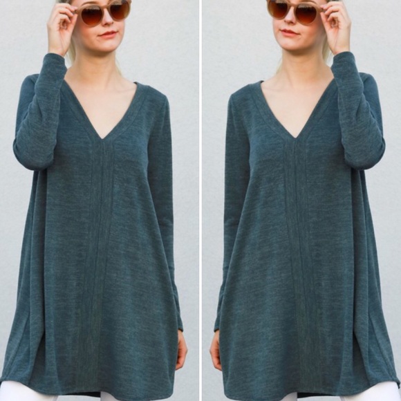 Tops - S-L Dark sage lightweight top